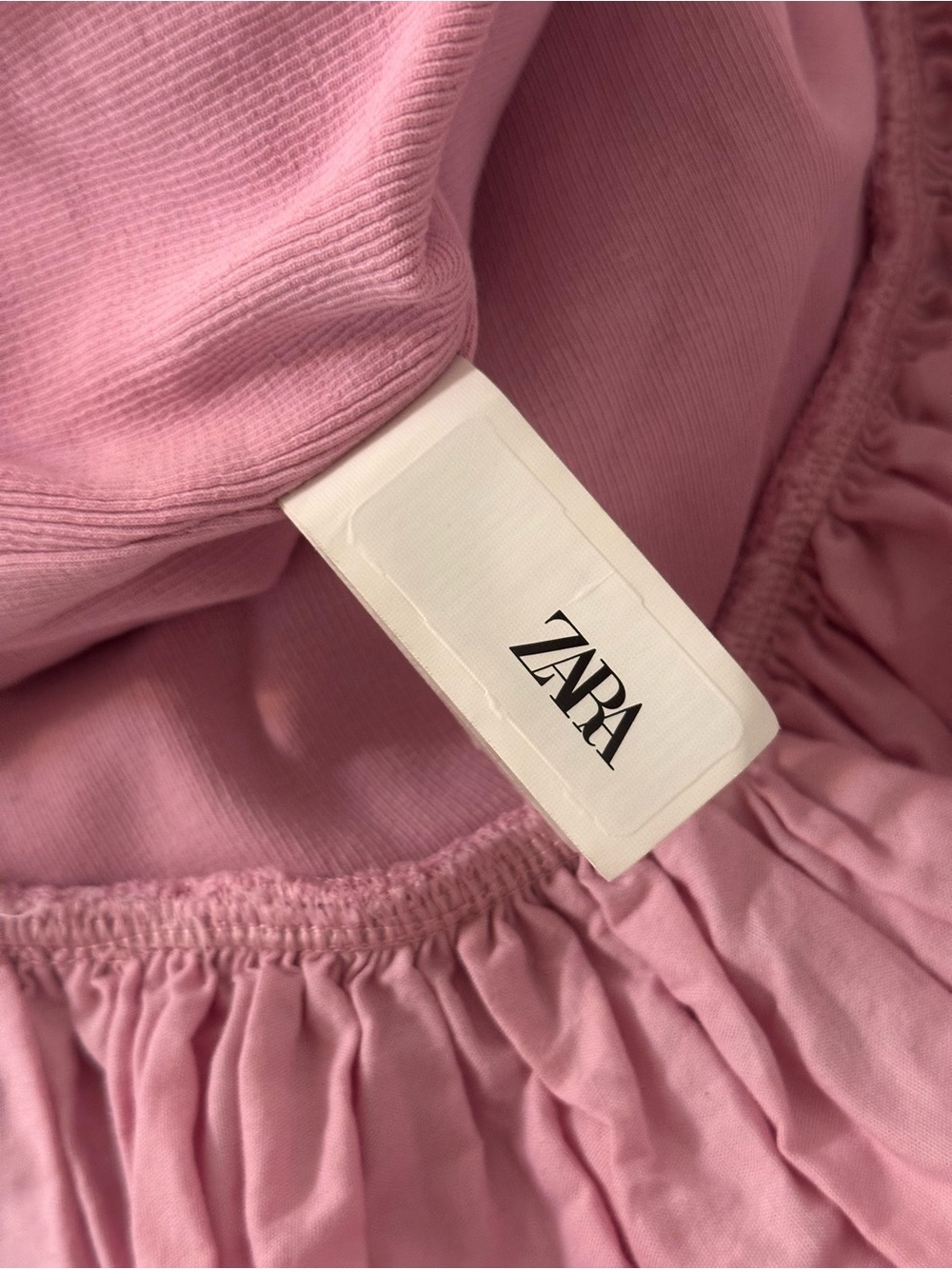 Zara Light Pink Halter Ruffle Mini Dress - Picture 4 of 4